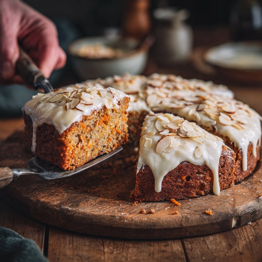 Karottenkuchen Mit Mandel Mehl