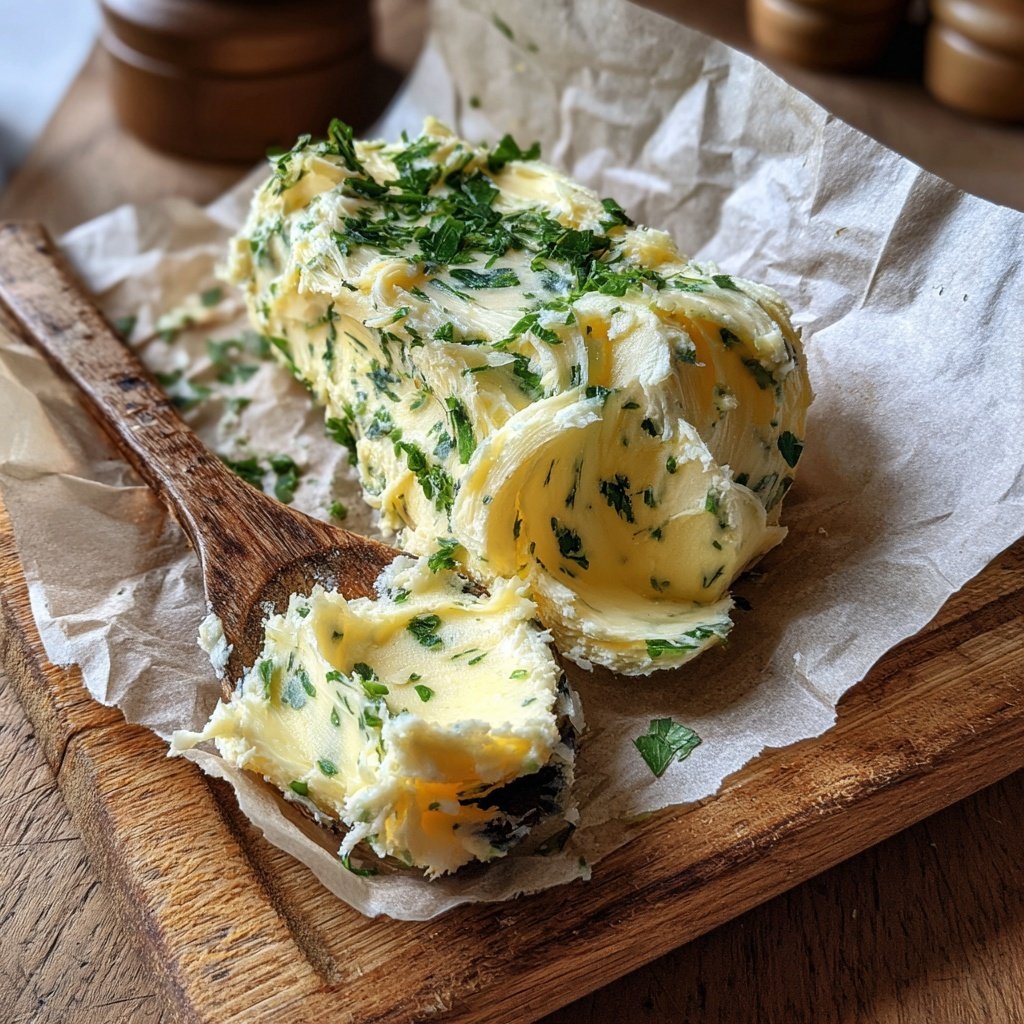 Kräuterbutter Mit Knoblauch Und Kräutern