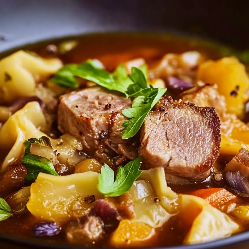 Spitzkohl-Eintopf mit Hackfleisch