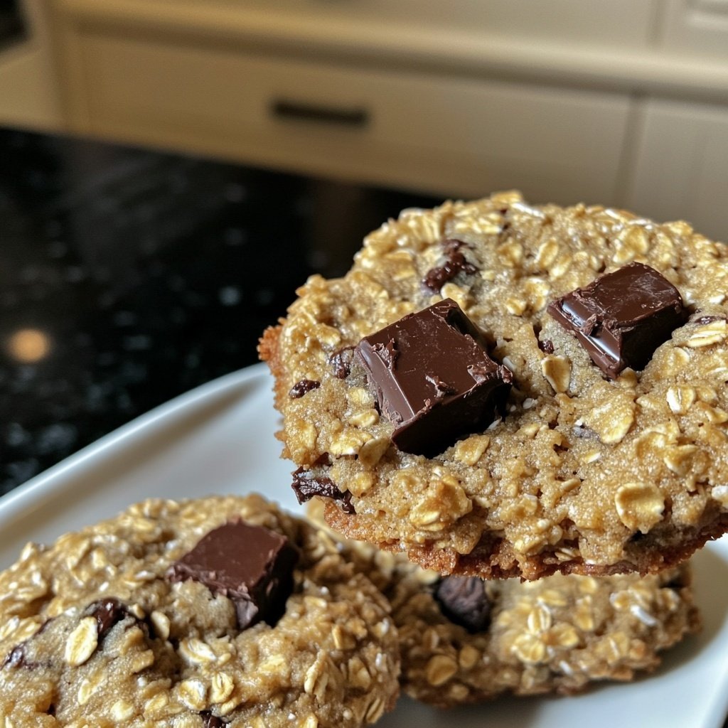 Schoko-Hafer Cookies – glutenfrei & vegan