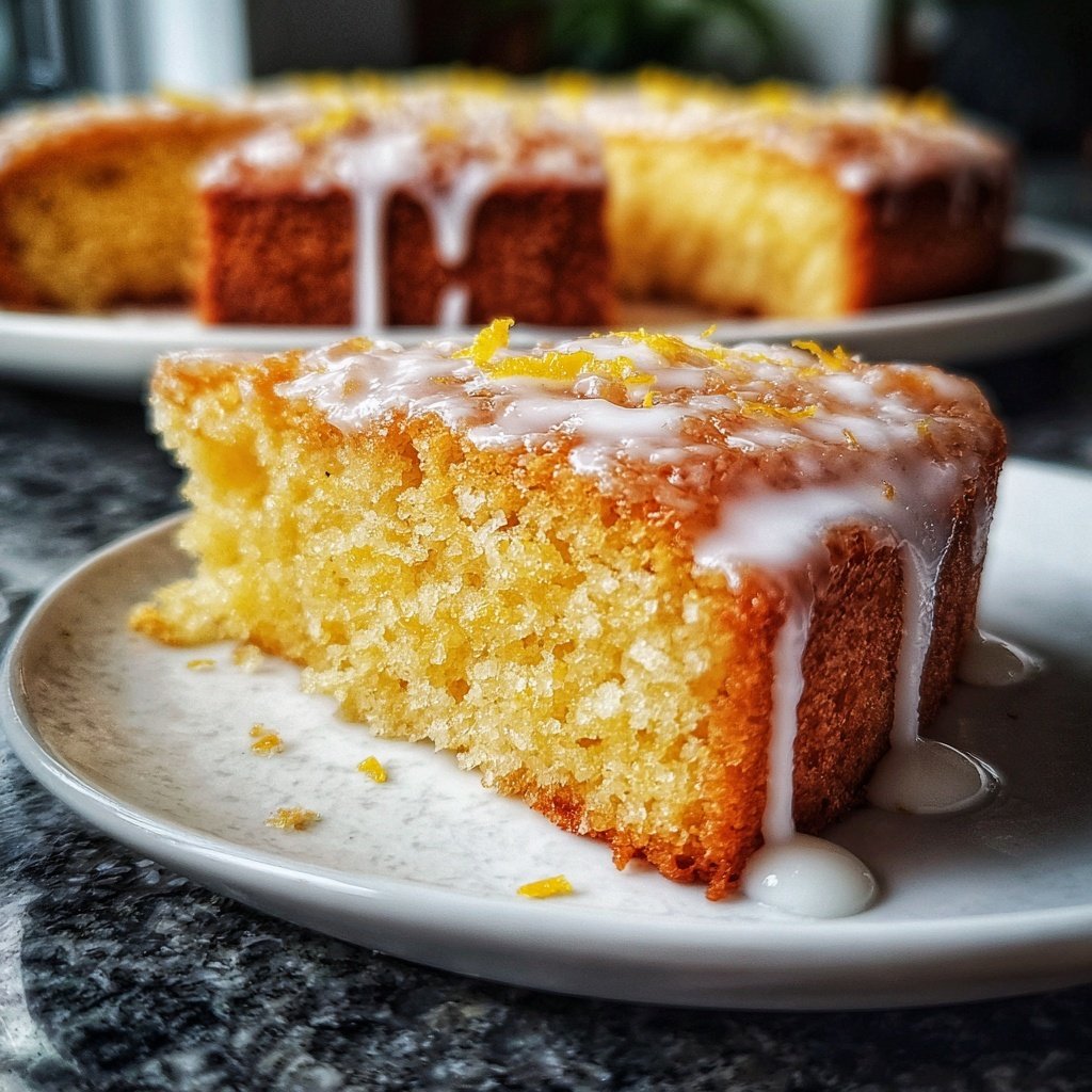 Zitronenkuchen ohne Ei