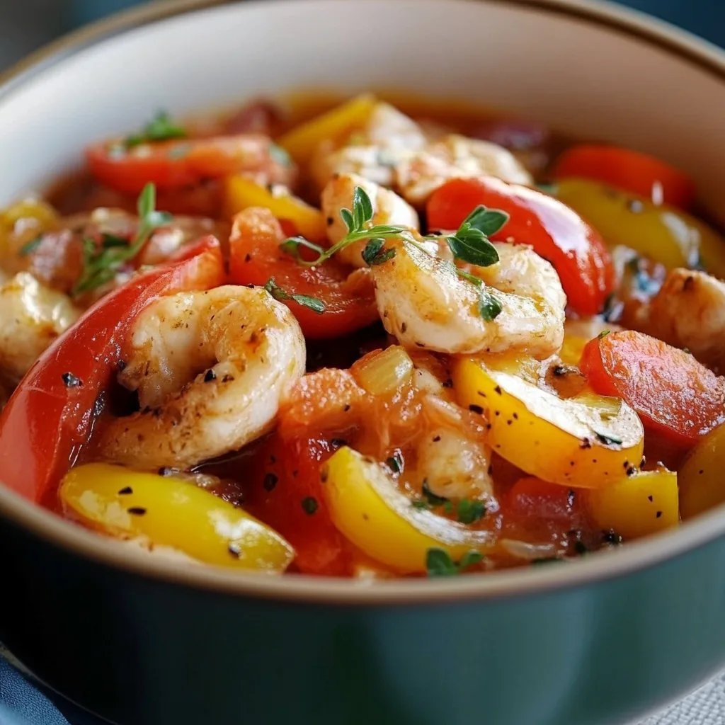 Pikanter Gemüse-Puten-Eintopf