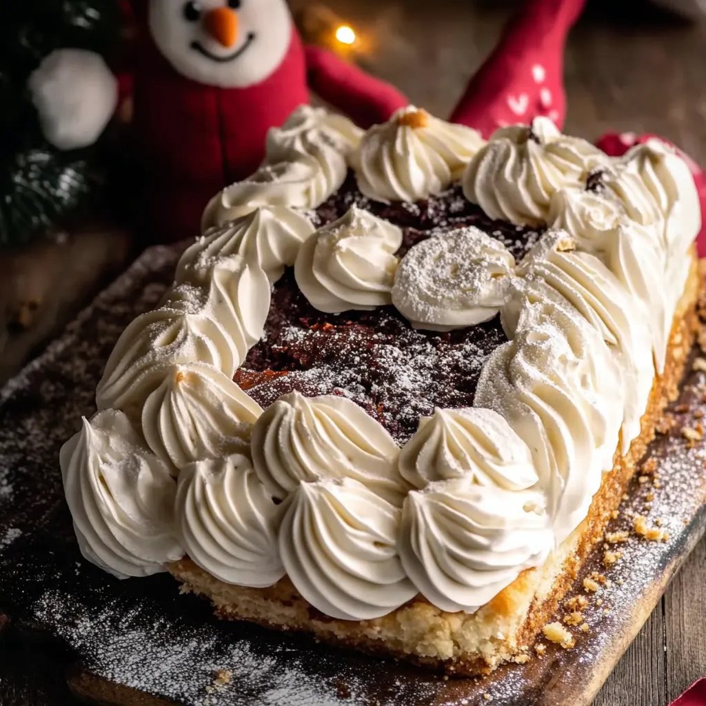 Last Minute Weihnachtsmann Torte