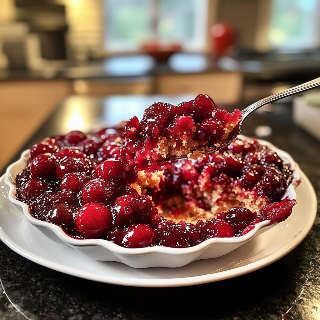 Rote Grütze mit Kirschen