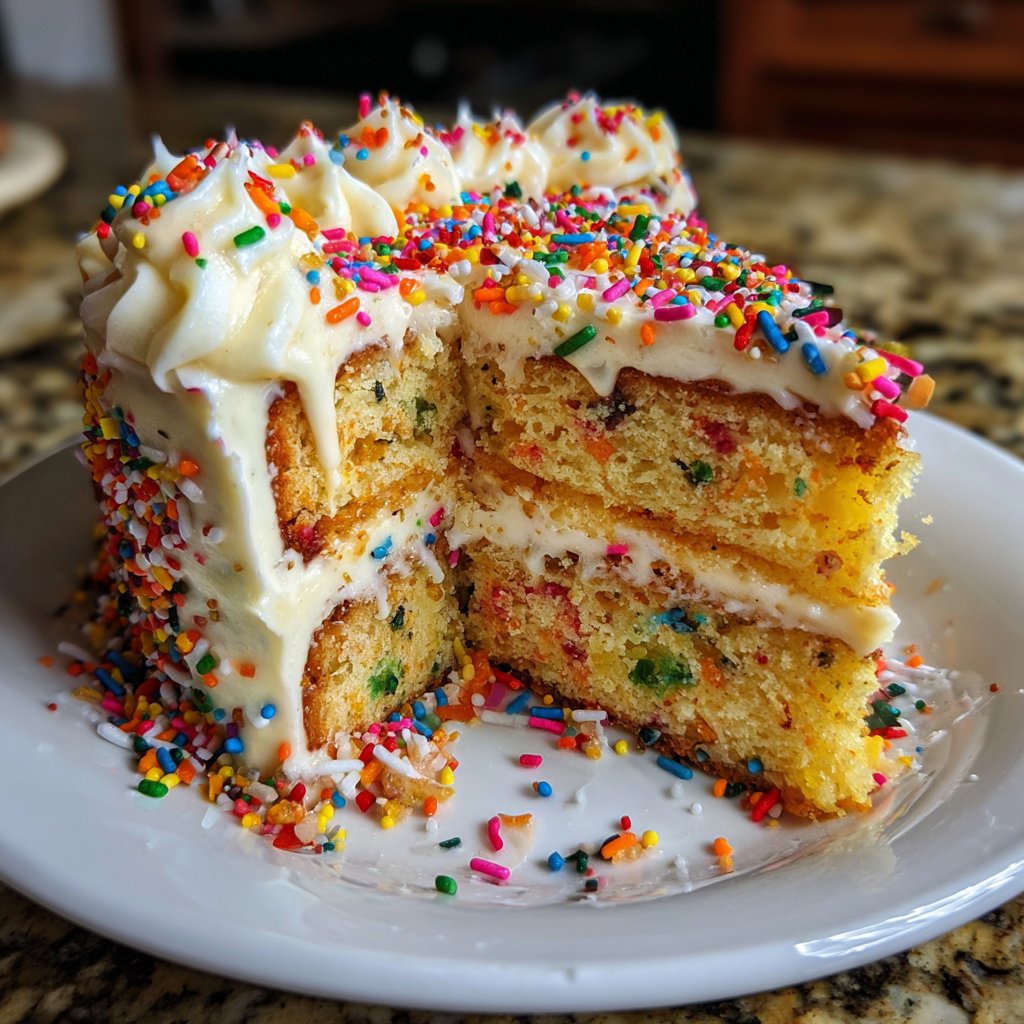 Geburtstagskuchen bunt