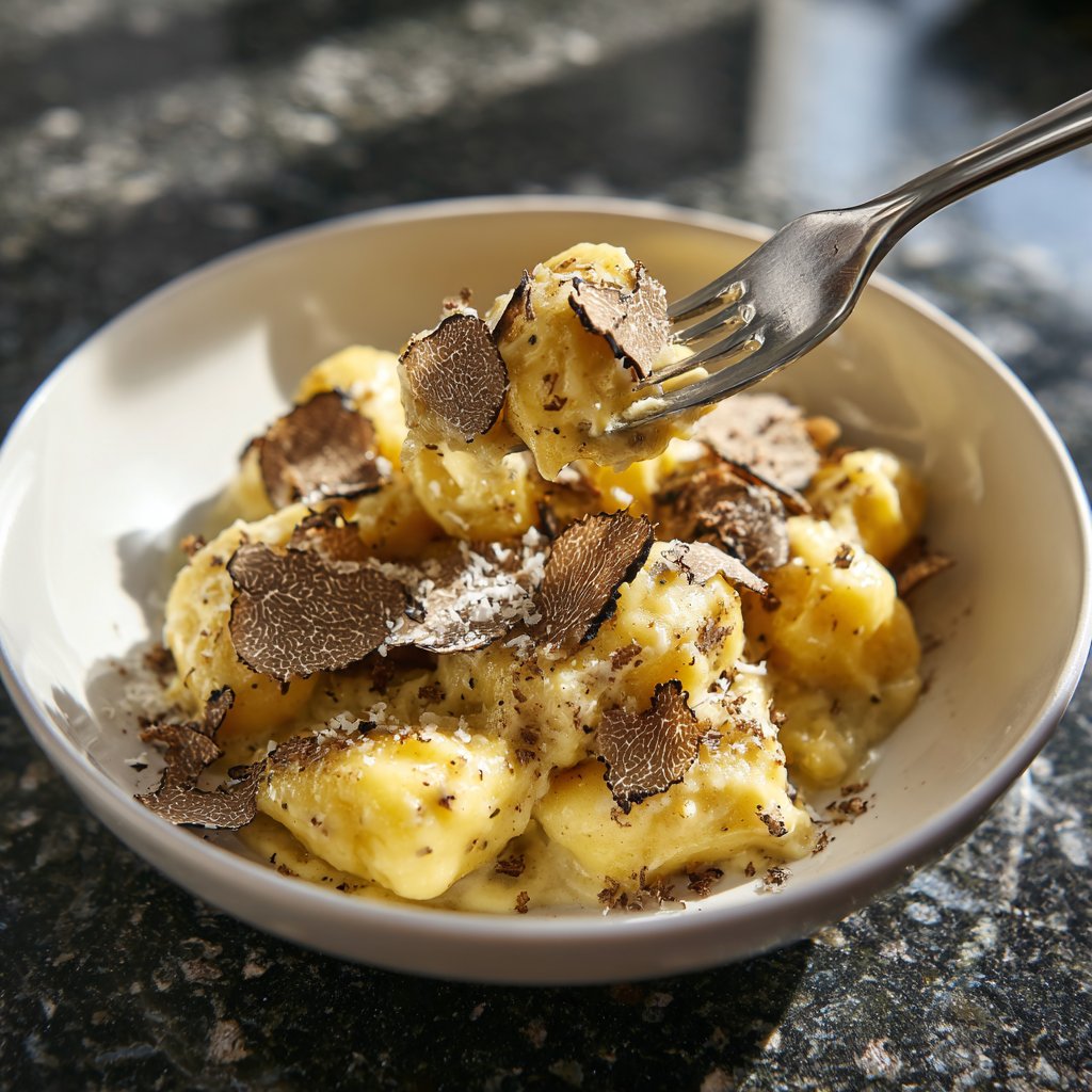 Gnocchi mit Trüffelcreme für Paare