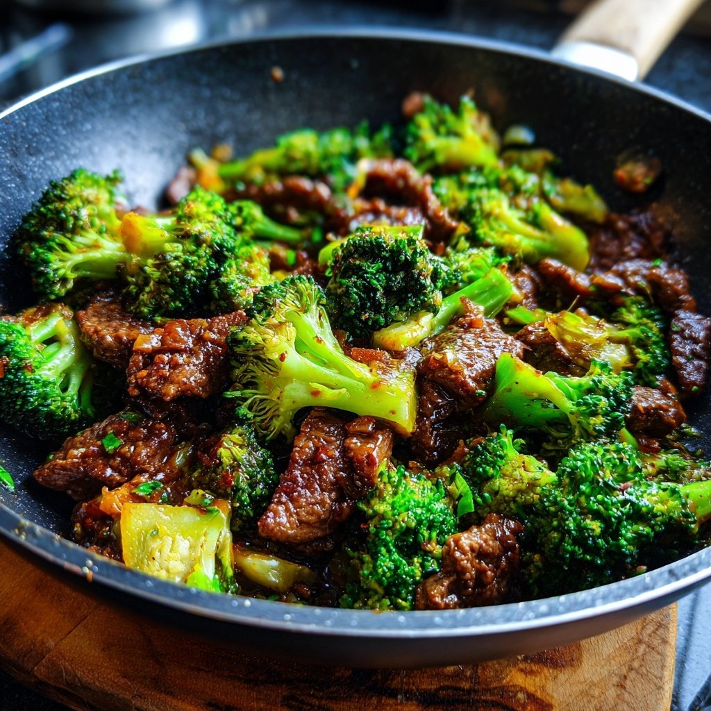 Hackfleisch Pfanne mit Brokkoli