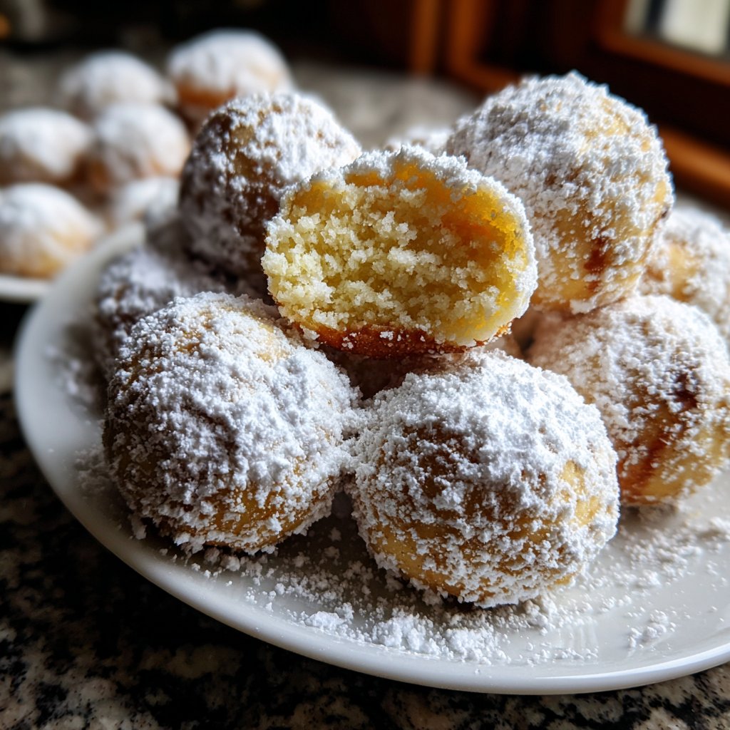 Quarkbällchen klein und rund