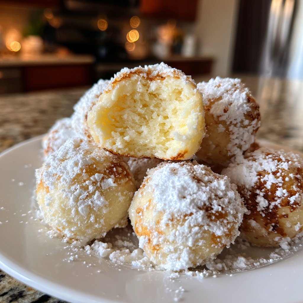 Quarkbällchen aus dem Ofen