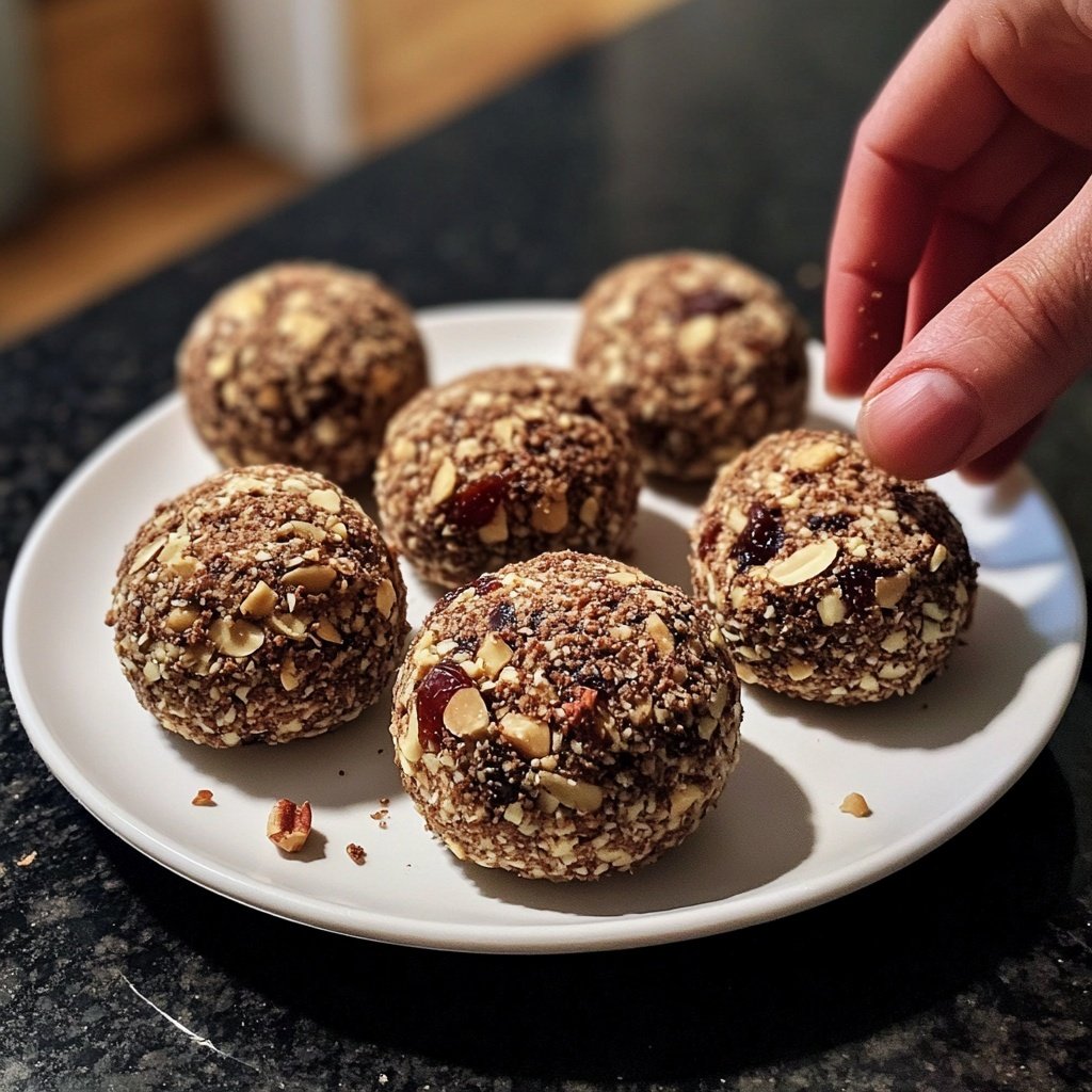 Protein Bällchen ohne Backen vegan
