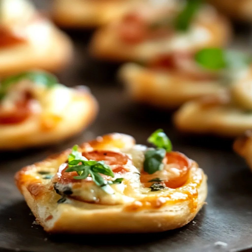 Herzhafte Mini Flammkuchen Sterne