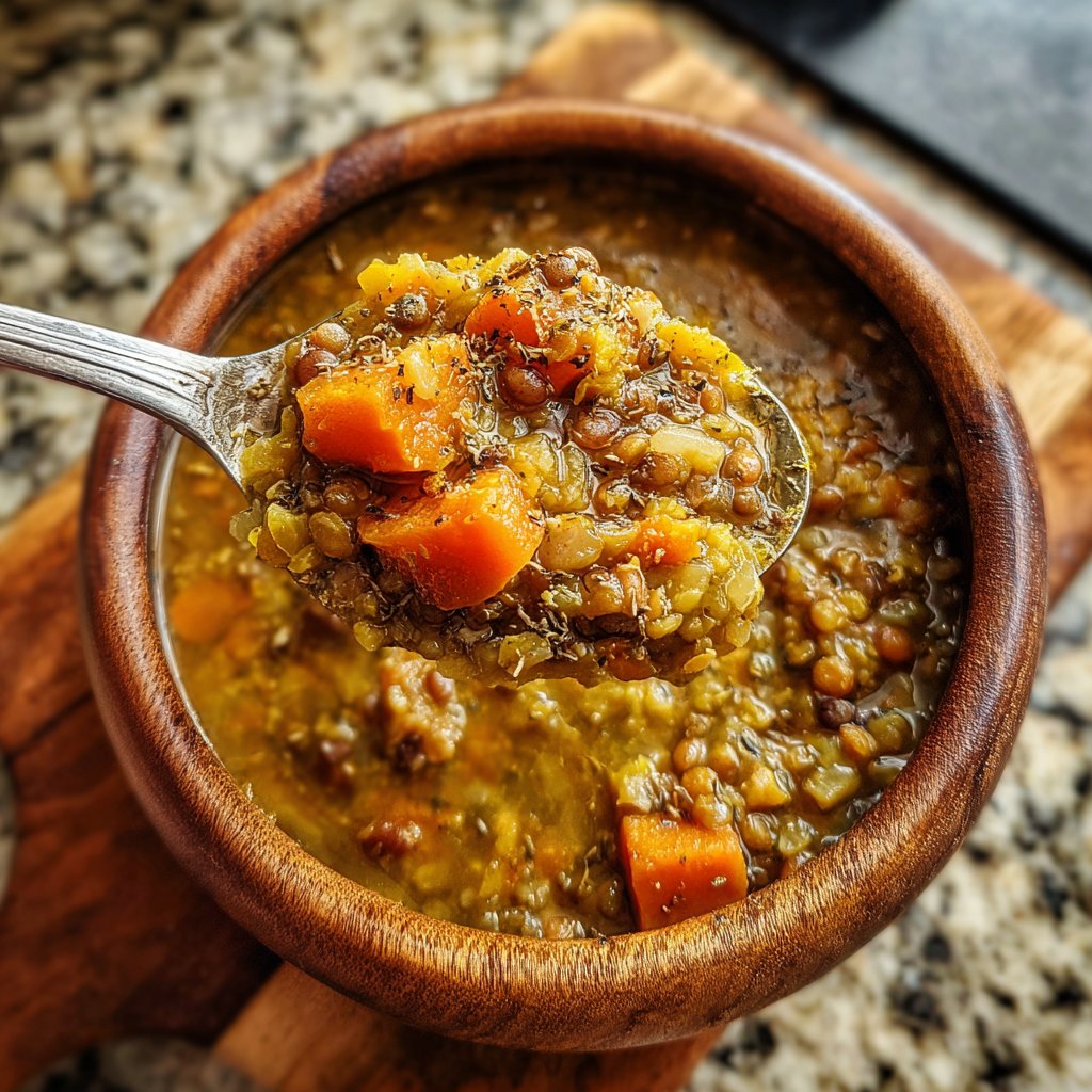 Linsensuppe mit Kreuzkümmel